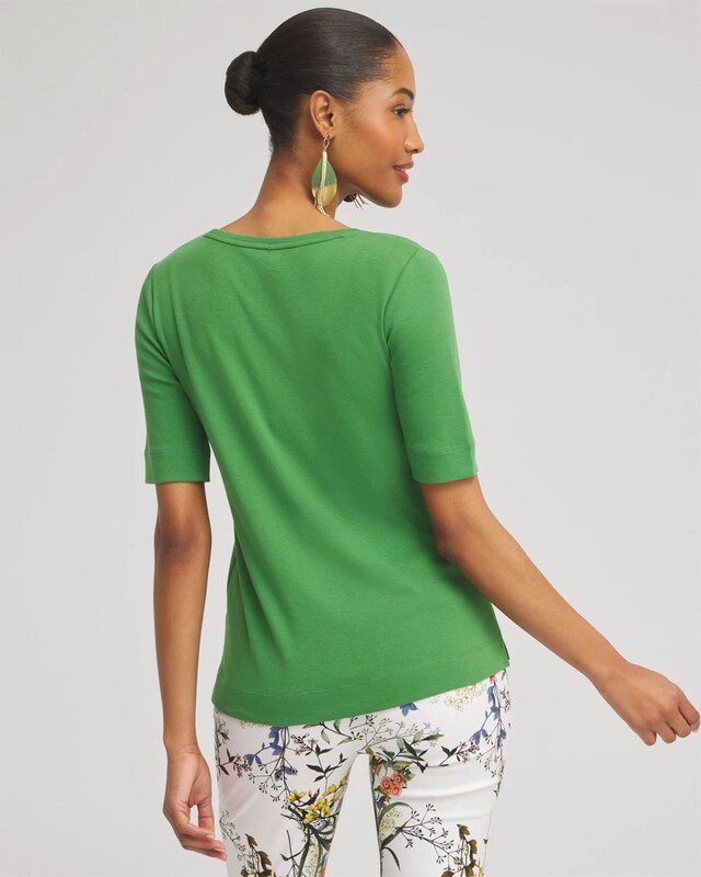 Everyday Elbow Sleeve Tee - image 3